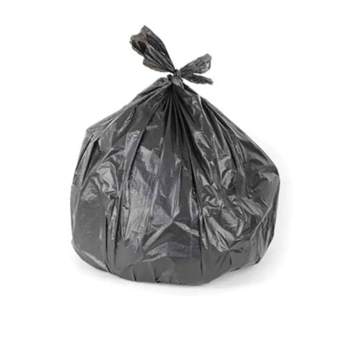 72-77L Black Garbage Bin Liners Economy Bags