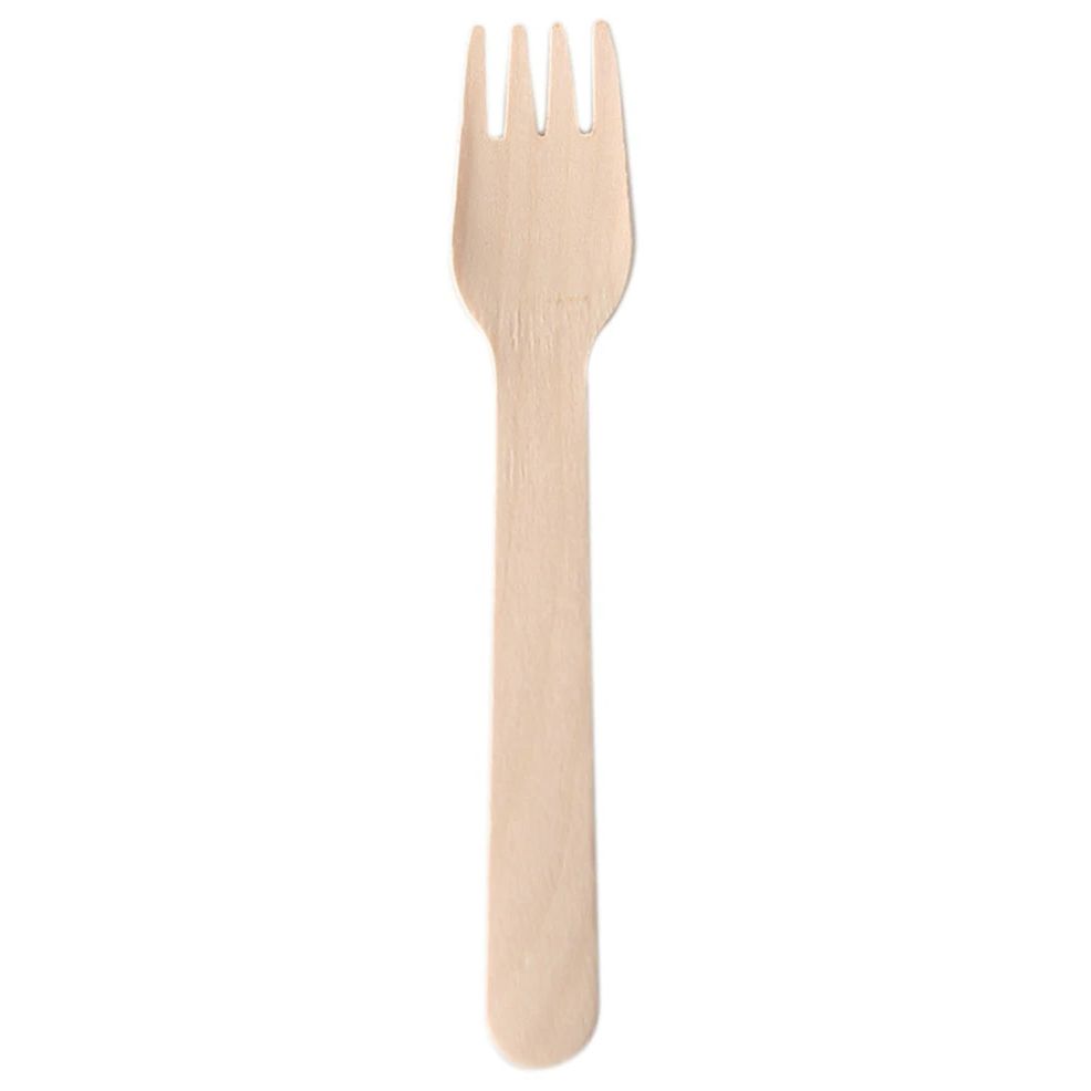 Disposable Wooden Forks Cutlery Bulk Bamboo Party 160mm Fork