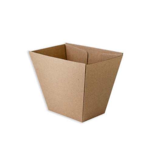 Paper Board Chip Box Kraft Brown