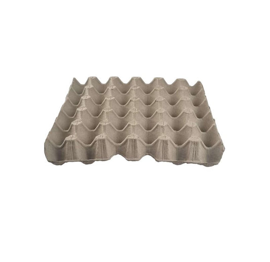 30-Egg Fillers - Brown 30 Cell Pocket Trays For Eggs