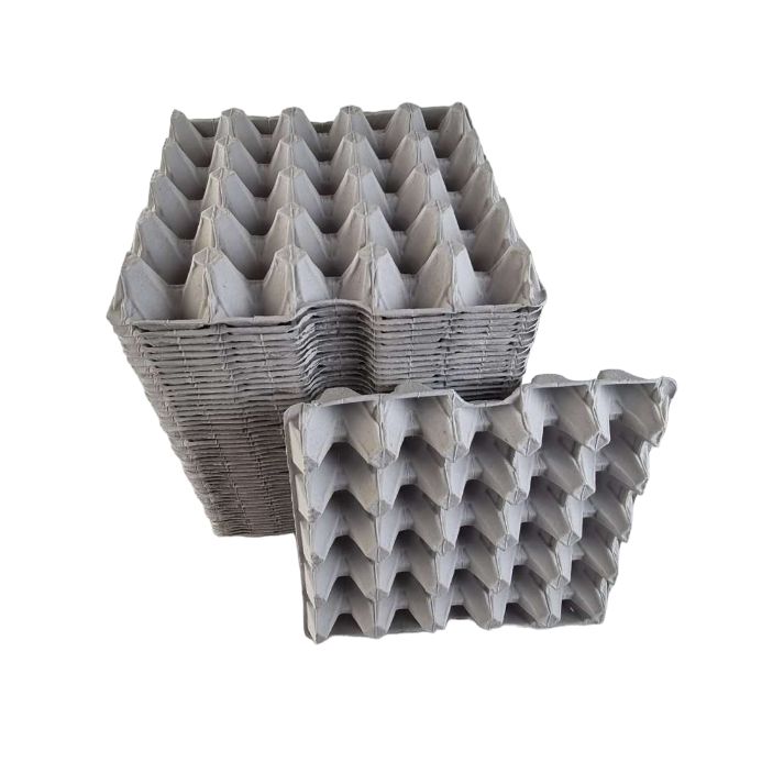 20-Egg Fillers - Grey 20 Cell Pocket Trays For Eggs