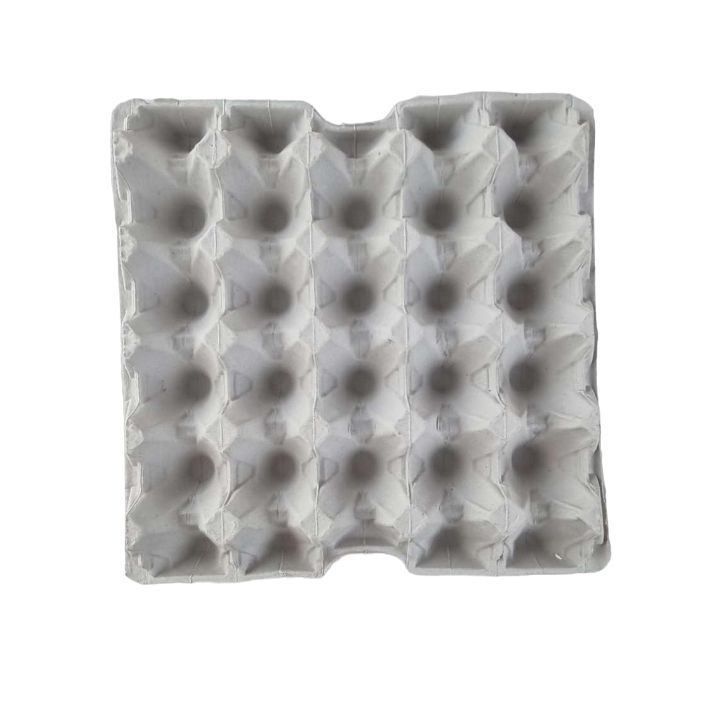 20-Egg Fillers - Grey 20 Cell Pocket Trays For Eggs