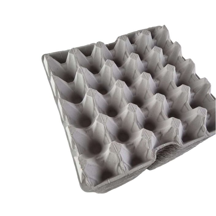 20-Egg Fillers - Grey 20 Cell Pocket Trays For Eggs