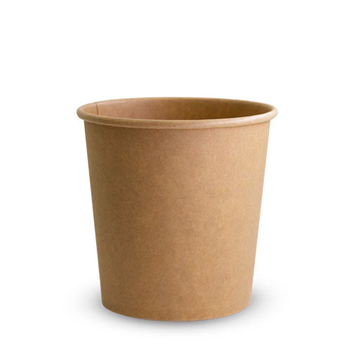 Brown Kraft Paper Food Containers And Lids - Medium 26Oz