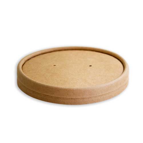 Brown Kraft Paper Food Containers And Lids - Small 16Oz