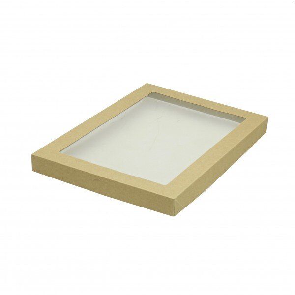 Extra Large Brown Kraft Disposable Catering Grazing Boxes Trays With Lids