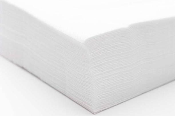 Alfresco Folded Dinner Napkins White 1 Ply