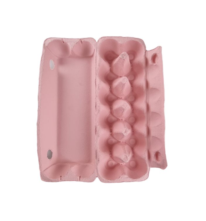 12 Egg Cartons For Full Dozen Eggs Pink Flat Top Carton Au