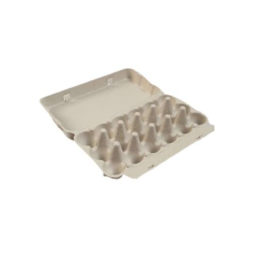 18-Egg Quail Cartons - Grey Flat Top Carton