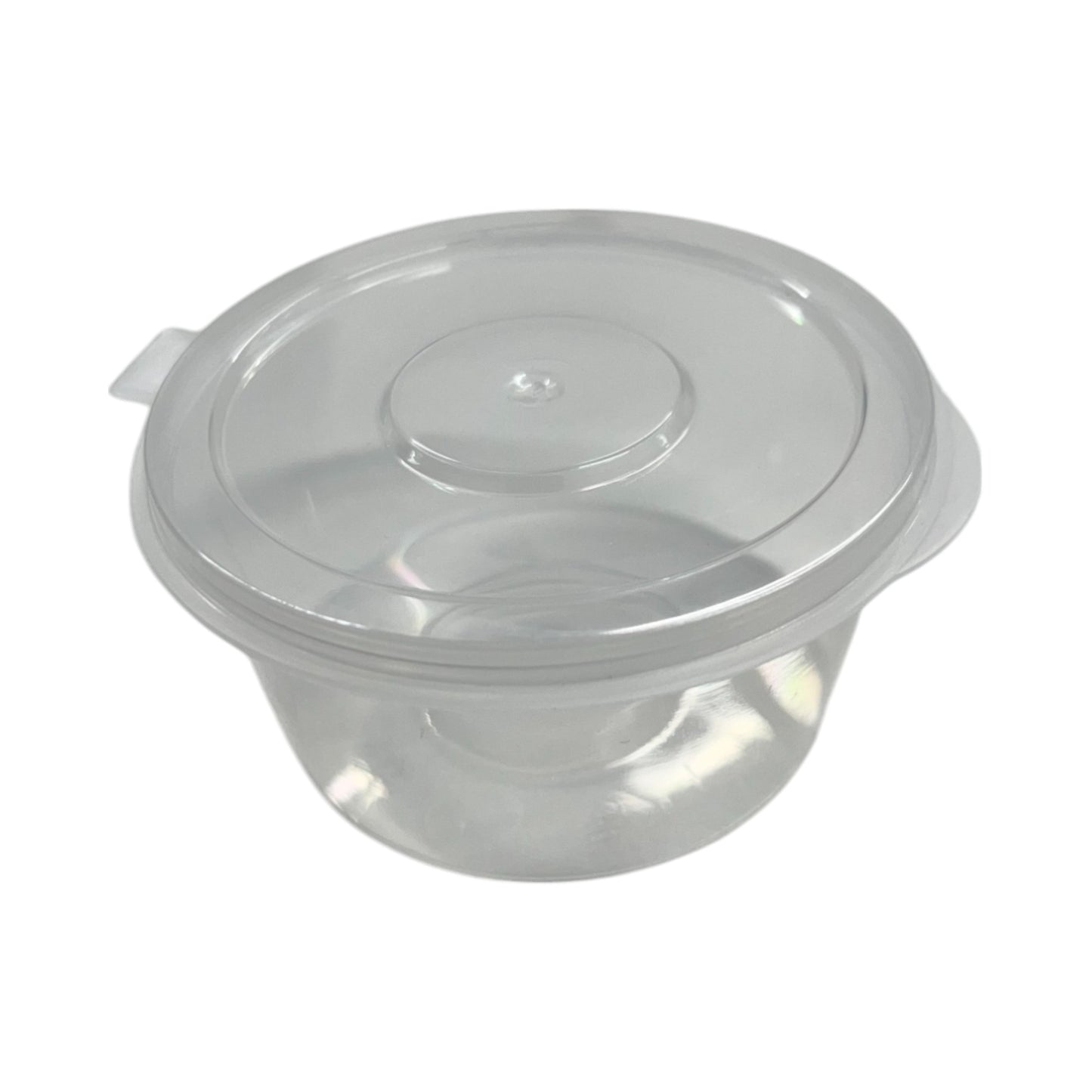 75Ml Clear Round Plastic Sauce Containers Takeaway Grazing With Lids