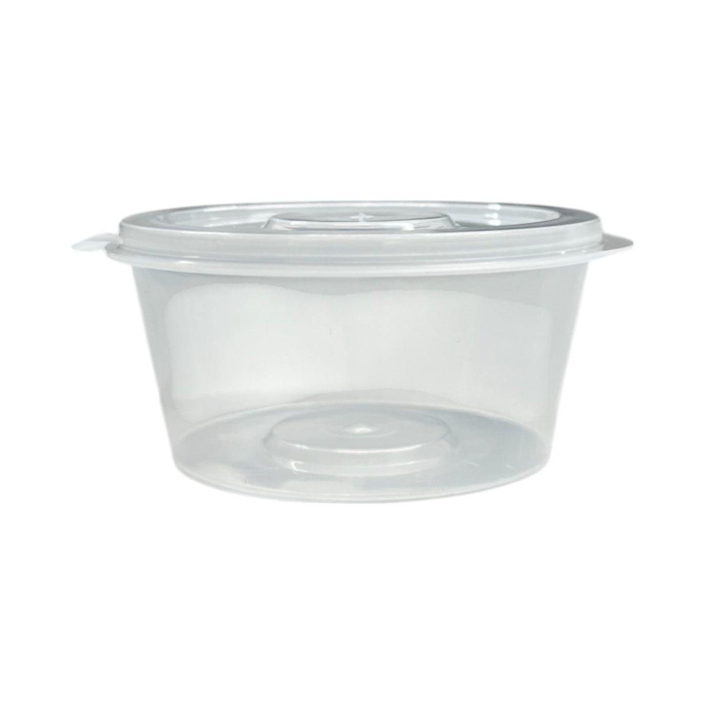 75Ml Clear Round Plastic Sauce Containers Takeaway Grazing With Lids