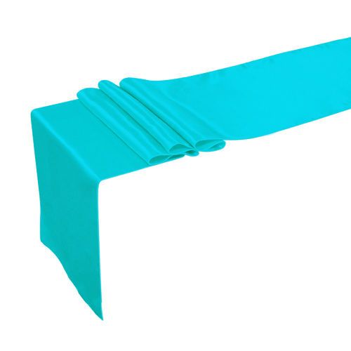 Table Runners Satin Wedding Event Runner Sash Cover Chair Sky Blue