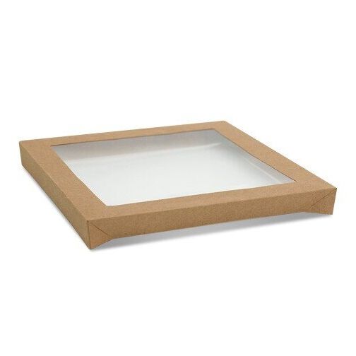 Small Brown Kraft Disposable Catering Grazing Boxes Trays With Lids