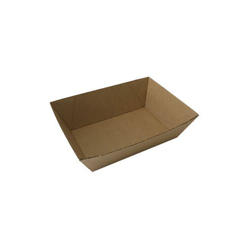 Kraft Brown Disposable Food Trays Boxes Bulk Takeaway Party Tray