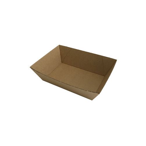 Kraft Brown Disposable Food Trays Boxes Bulk Takeaway Party Tray