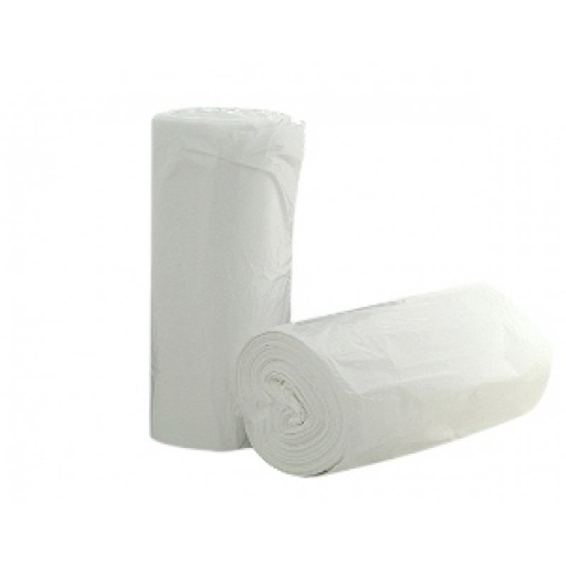 36L White Tidy Garbage Bin Liners Bags